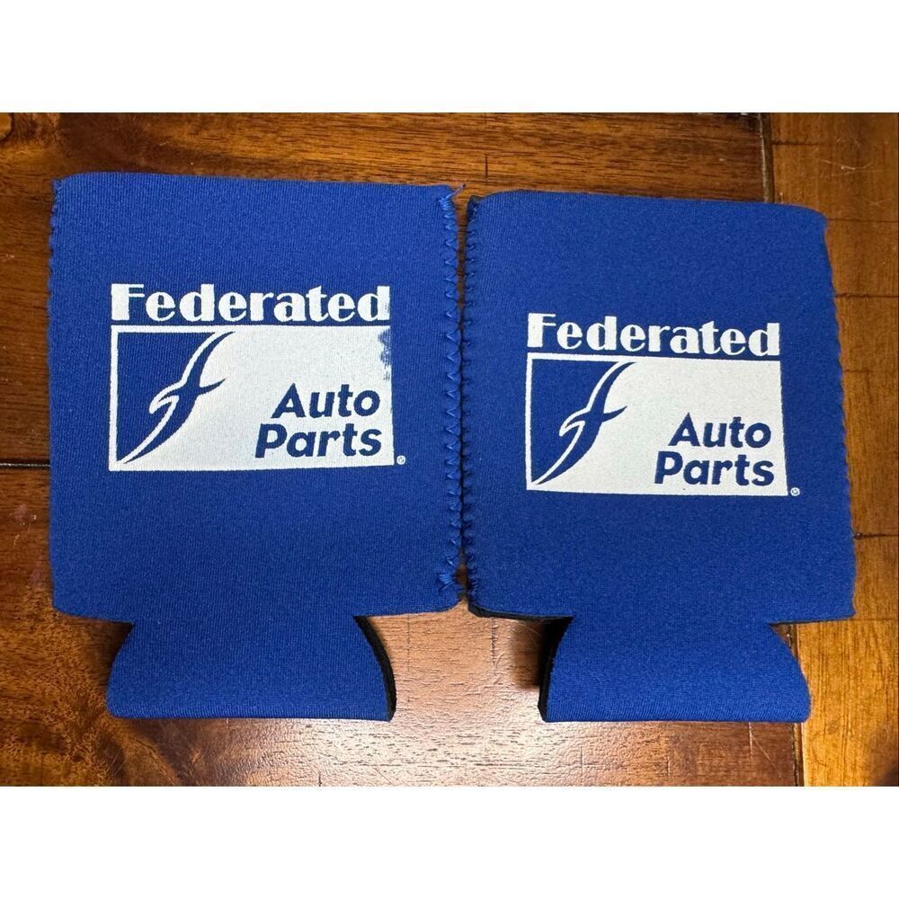 2 Federated Auto Parts Koozies
